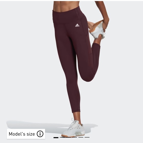 Adidas High Rise 7/8 Tight - Picture 2 of 9